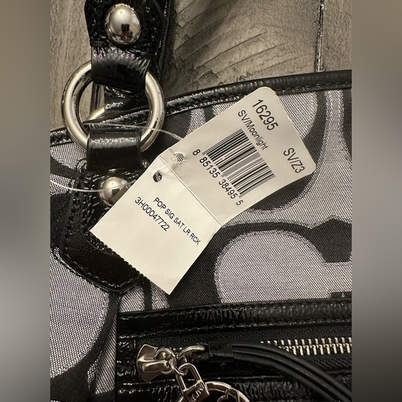 NWT Coach Moonlight Poppy Signature Large Satchel - Picture 2 of 4